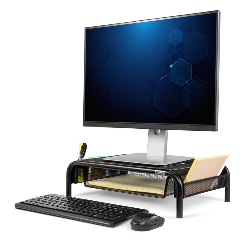 Metal Art Organizer 5 Monitor Stand with Drawer