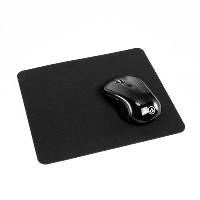 Studio Photo shot at angle 28229 Allsop Black Mouse Pad w mouse