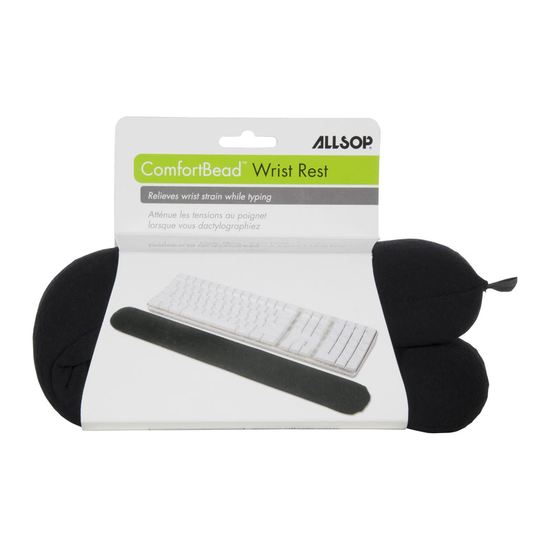 Studio Image Comfort Bead Wrist Rest for Keyboards shown in packaging