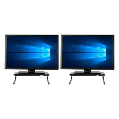 Metal Art Jr. Monitor Stand 14-Inch Wide Platform - Pearl Black