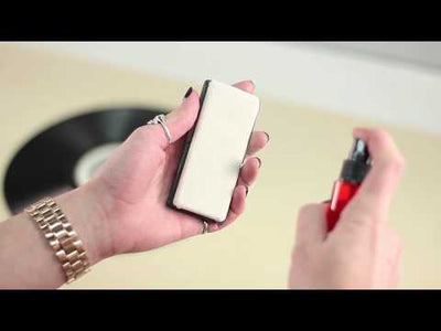 Video for Orbitrac - preview iamge shows spraying of fluid on cleaning pads